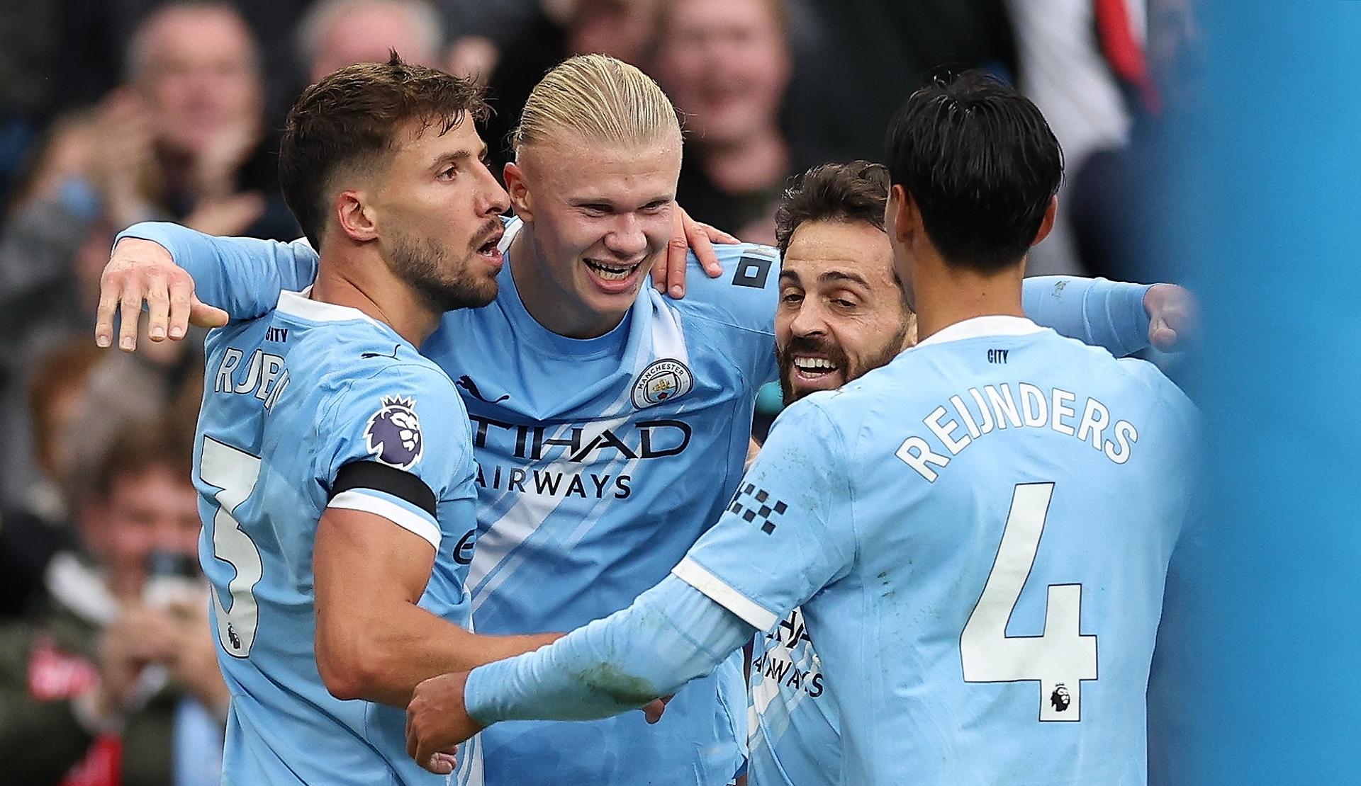 El brasileño Savinho titular y figura en la goleada del Manchester City