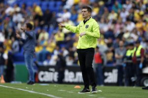 Fotografía de archivo del entrenador Martín Varini de Juárez durante un partido en el estadio Ciudad de los Deportes, en Ciudad de México (México). EFE/ Sáshenka Gutiérrez