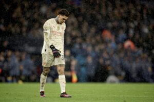 Ederson, portero brasileño traspasado por el Manchester City al Fenerbahce turco. EFE/EPA/ADAM VAUGHAN