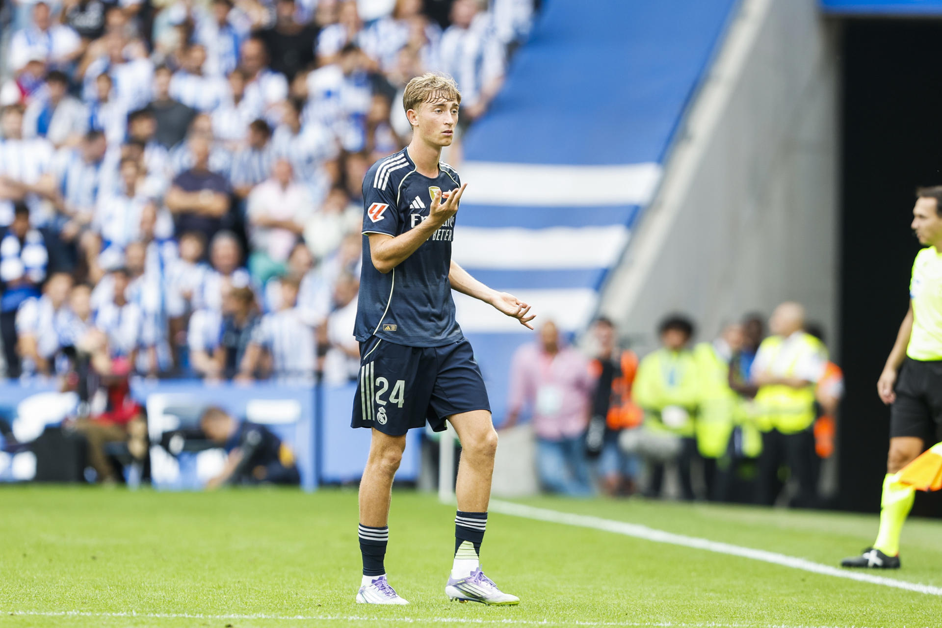 Huijsen, dos expulsiones en nueve partidos con el Real Madrid