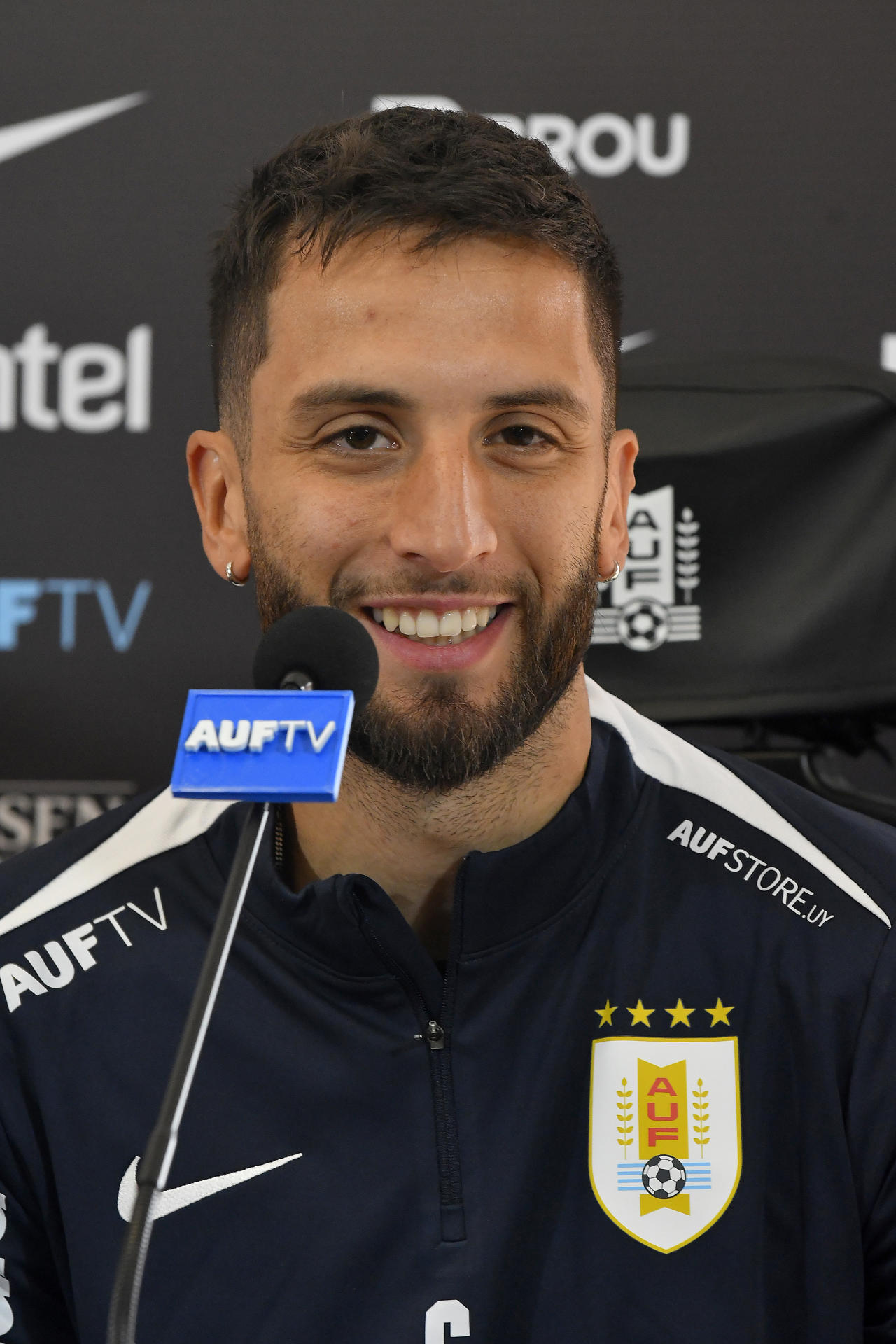 El jugador de la selección uruguaya Rodrigo Bentancur. EFE / STR 