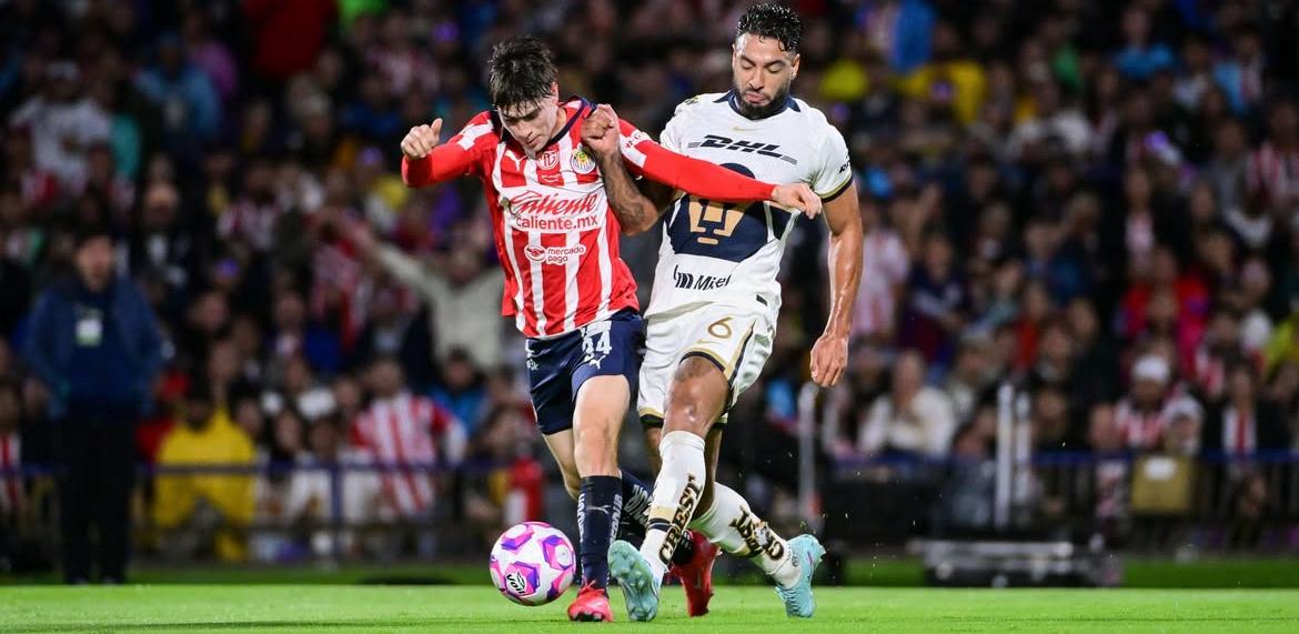 Pumas y sus latinos en crisis, tras caer ante Chivas de Guadalajara