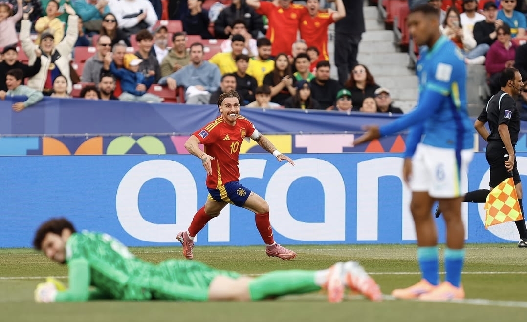 Brasil es eliminada por España, batacazo en el Mundial Sub 20