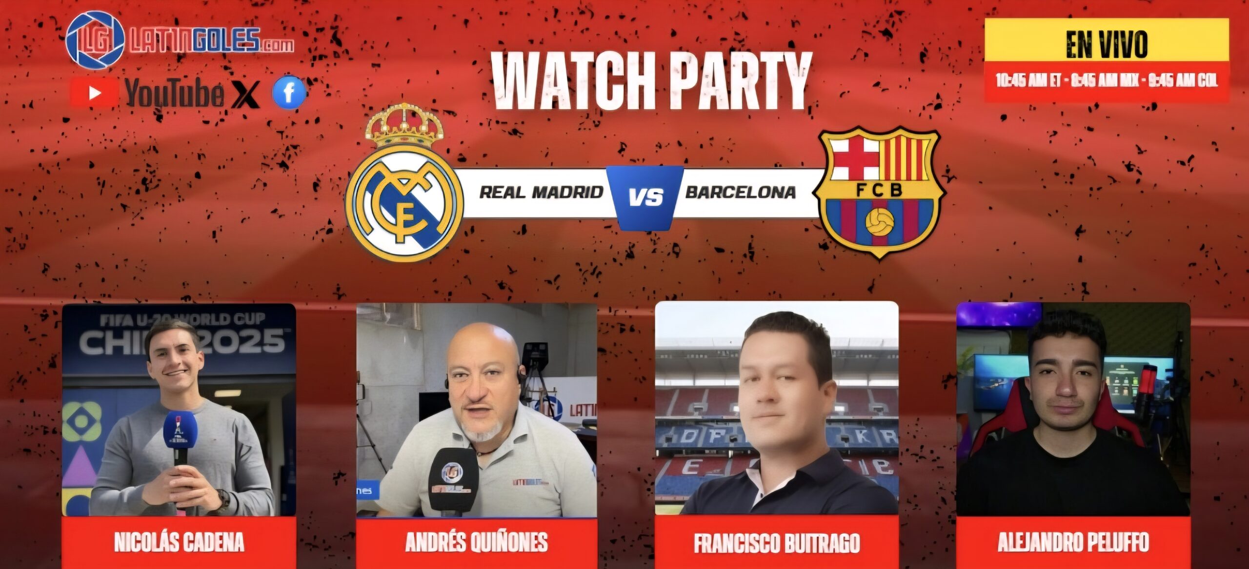 El CLÁSICO de España entre Real Madrid y Barcelona ya esta aquí, lo vivirás por Latingoles