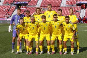 Selección de Ucrania Sub-20 que compite en el Mundial de la categoría en Chile. EFE/Esteban Garay