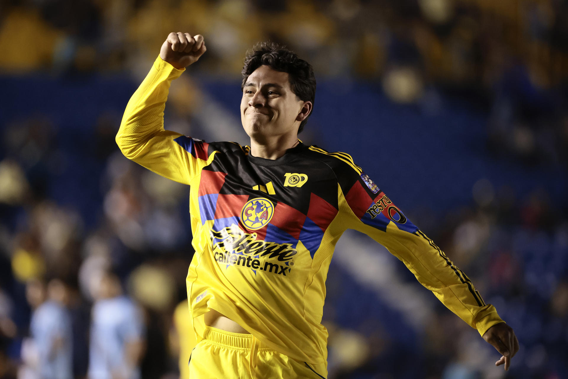 El América con gol del uruguayo Rodríguez vence al Puebla