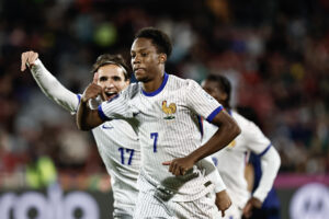 Lucas Michel de Francia celebra un gol en un partido de octavos de final de la Copa Mundial Sub-20. EFE/ Osvaldo Villarroel