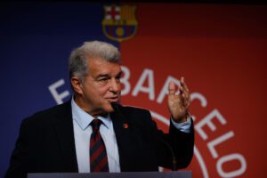 El presidente del FC Barcelona, Joan Laporta. EFE/ Alberto Estevez