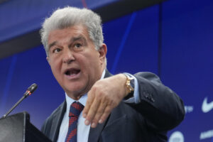 Joan Laporta, presidente del FC Barcelona. EFE/Enric Fontcuberta