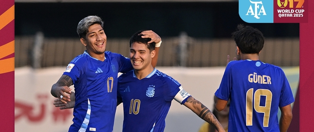 En el Mundial Sub 17, Argentina anota siete y pasa primera de grupo