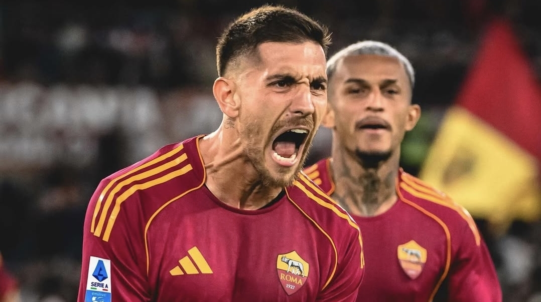 La Roma se sitúa líder de la Serie A, con el argentino Soulé y el brasileño Wesley siendo titulares