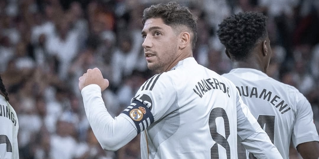 Uruguayo Federico Valverde salió con problemas musculares del partido ante el Rayo Vallecano