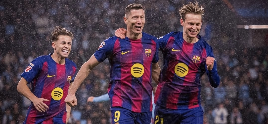 Capitaneado por el uruguayo Araújo, el Barcelona golea y se pone a tiro del Madrid en La Liga