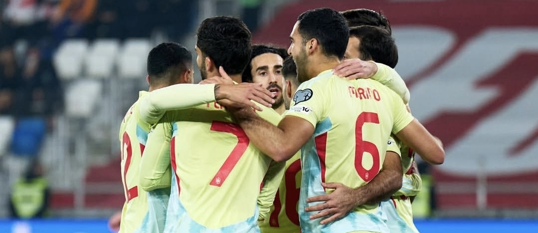 España fulmina a Georgia y es virtualmente mundialista