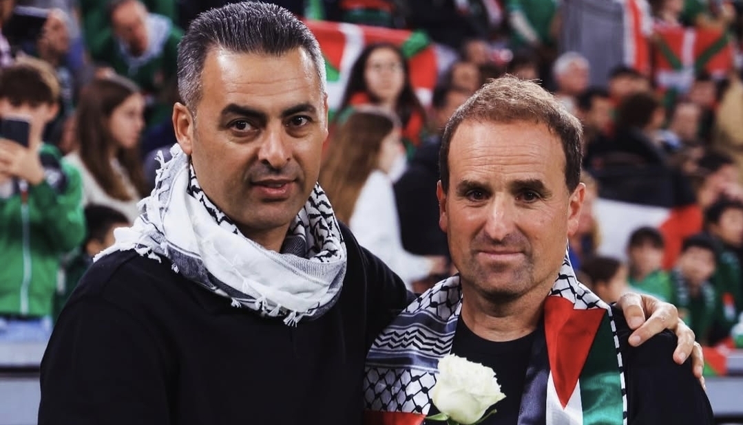 Las selecciones de Euskadi y Palestina destacan lo humano en San Mamés