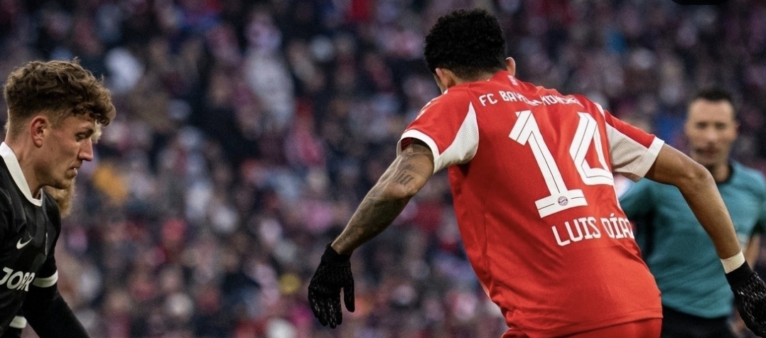 Goleada del Bayern en Alemania, con el cafetero Luis Diaz en la titular
