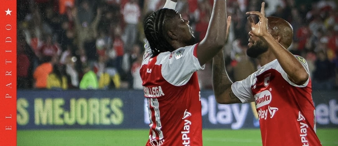 Hat Trick de Hugo Rodallega da vida a Santa Fe en el fútbol colombiano