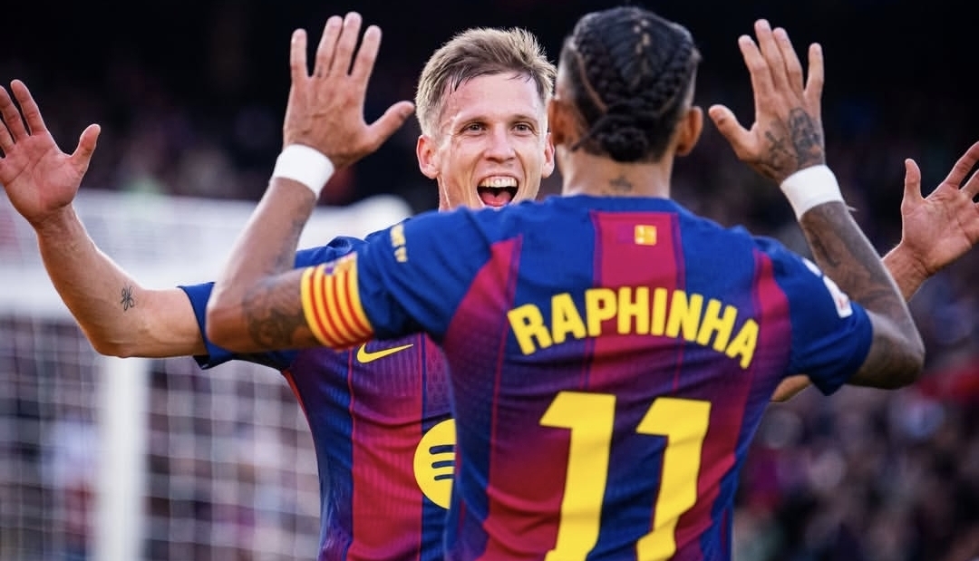 Dos pases gol de un recuperado Raphinha celebran el cumpleaños 126 del Barcelona