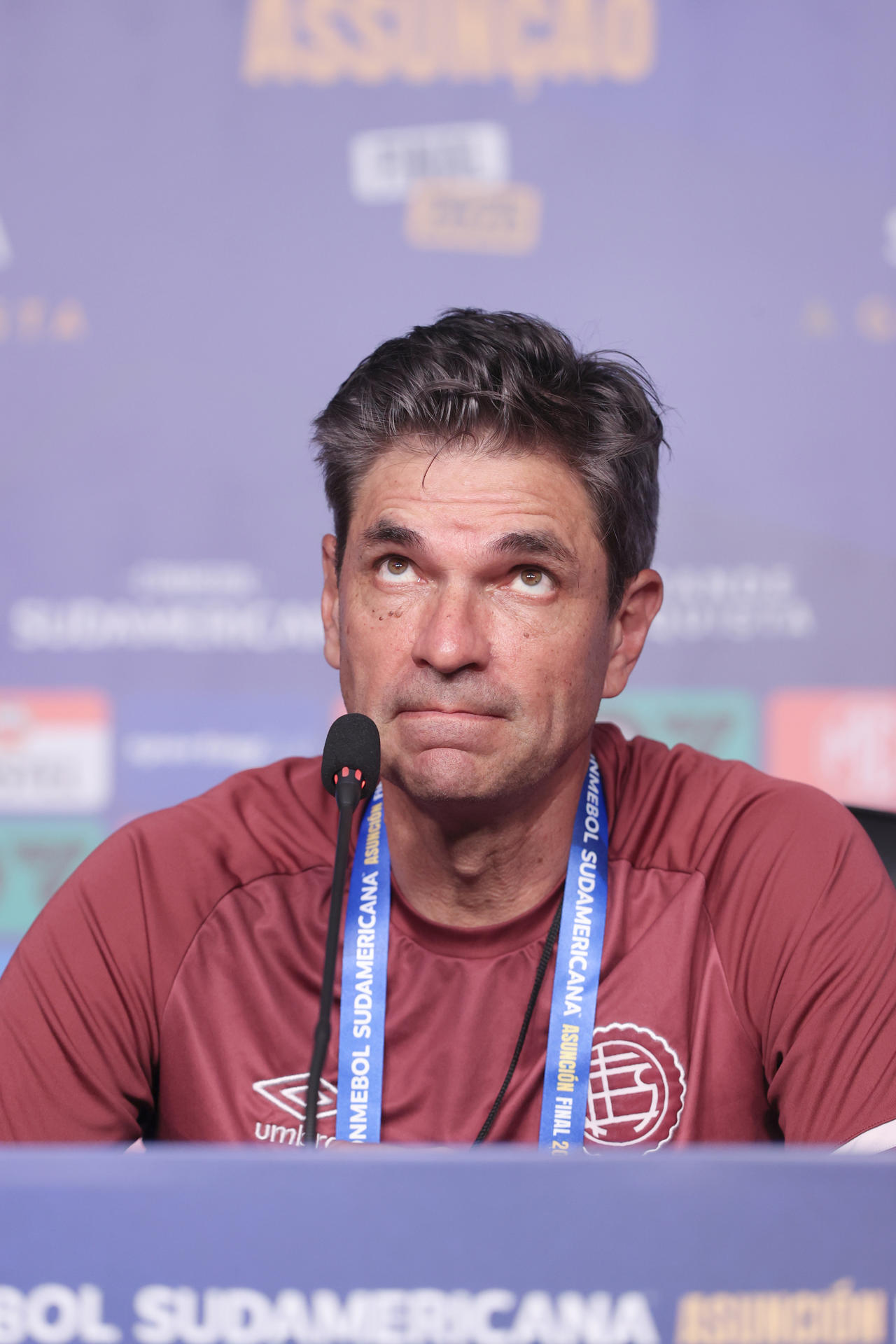 Mauricio Pellegrino, entrenador de Lanús. EFE/Juan Pablo Pino 
