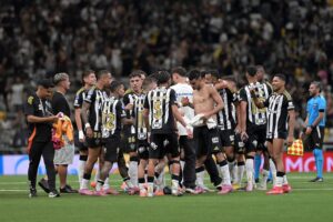 Jugadores de Atlético Mineiro, en una imagen de archivo. EFE/ Joao Guilherme Arenazio