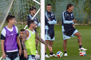 alt Argentina y Messi desatan la locura en Elche con un entrenamiento ante 20.000 espectadores