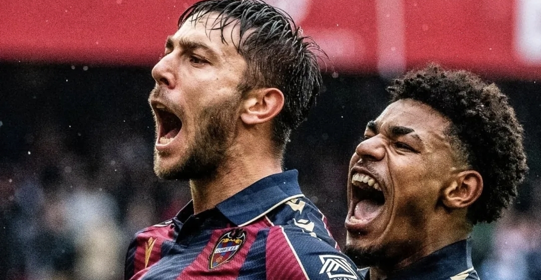 Hondureño Arriaga y argentino Moreno lideran al Levante para golear en Sevilla