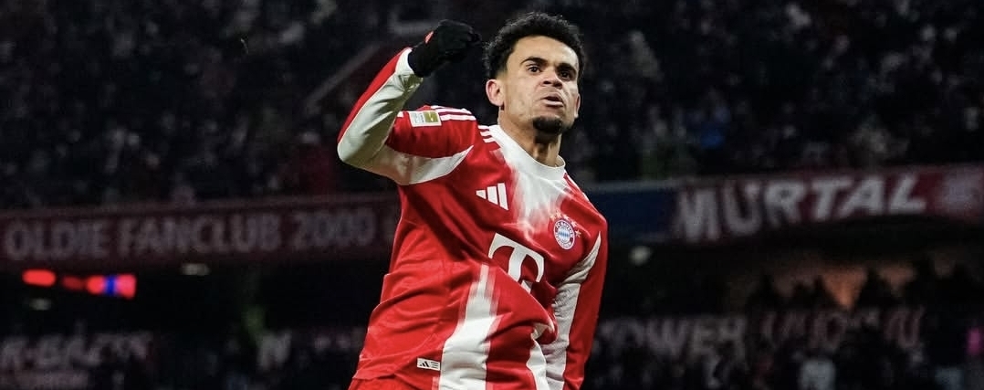 Un gol y dos asistencias del colombiano Luis Díaz, para que el Bayern fulmine al Wolfsburgo