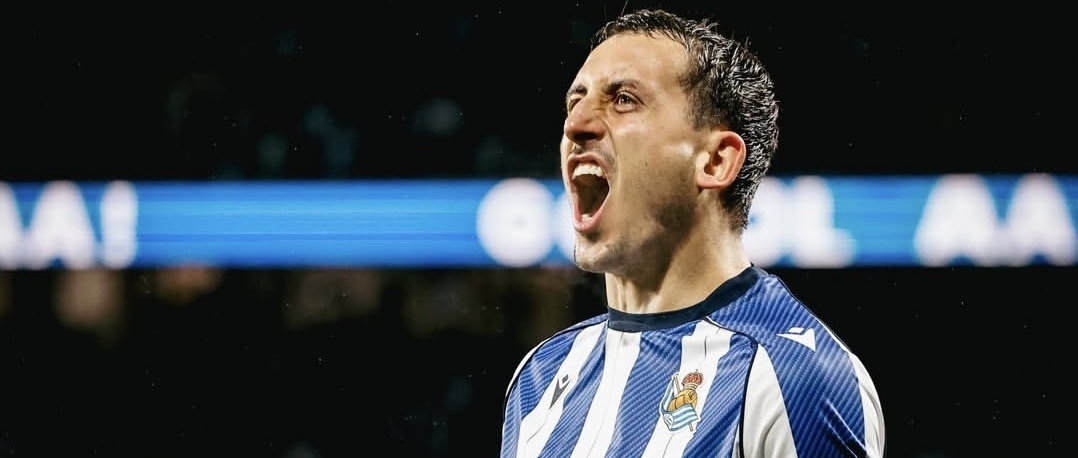 Venezolano Aramburu y la Real Sociedad se imponen al Barcelona en Anoeta