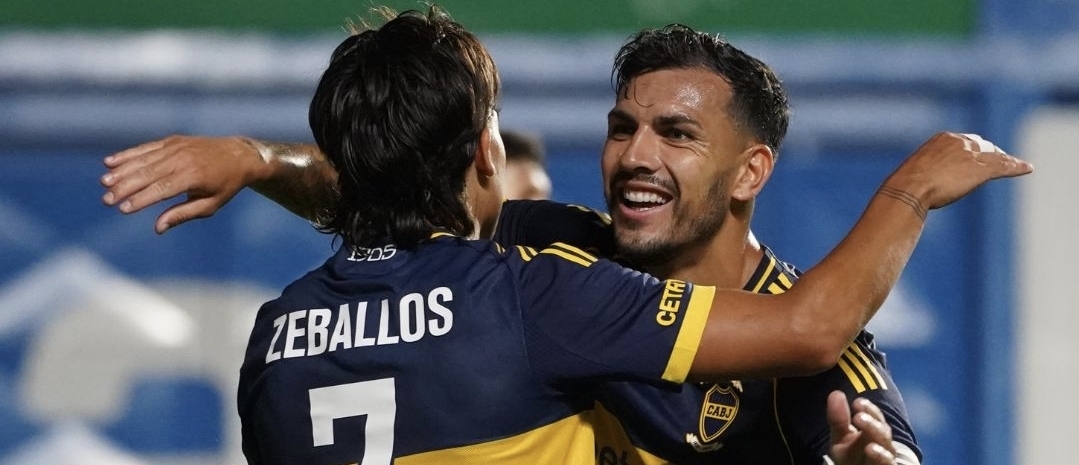 Argentino Exequiel Zeballos destaca en triunfo de Boca frente a Olimpia