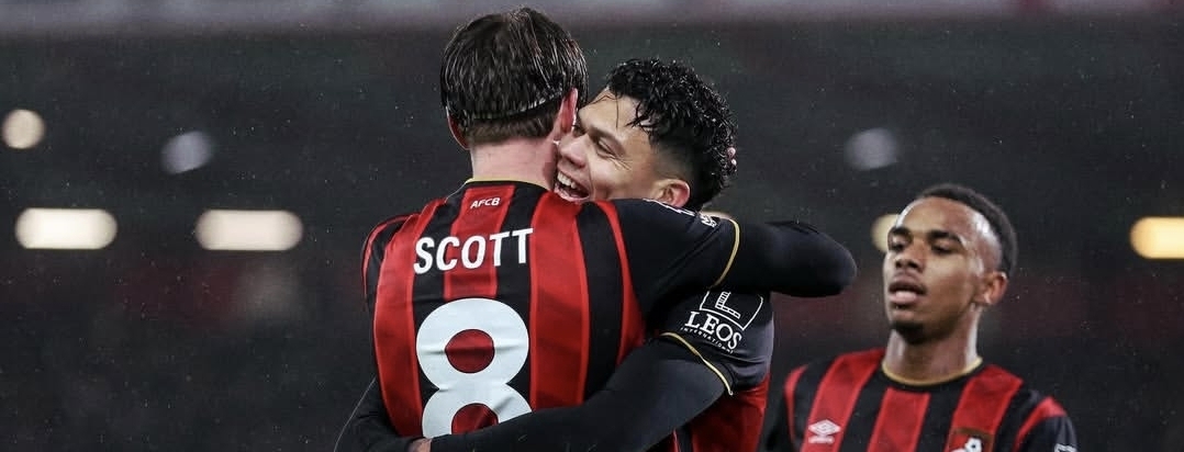 Brasileño Evanilson lidera el ataque del Bornemouth que fulmina al Liverpool en el último minuto