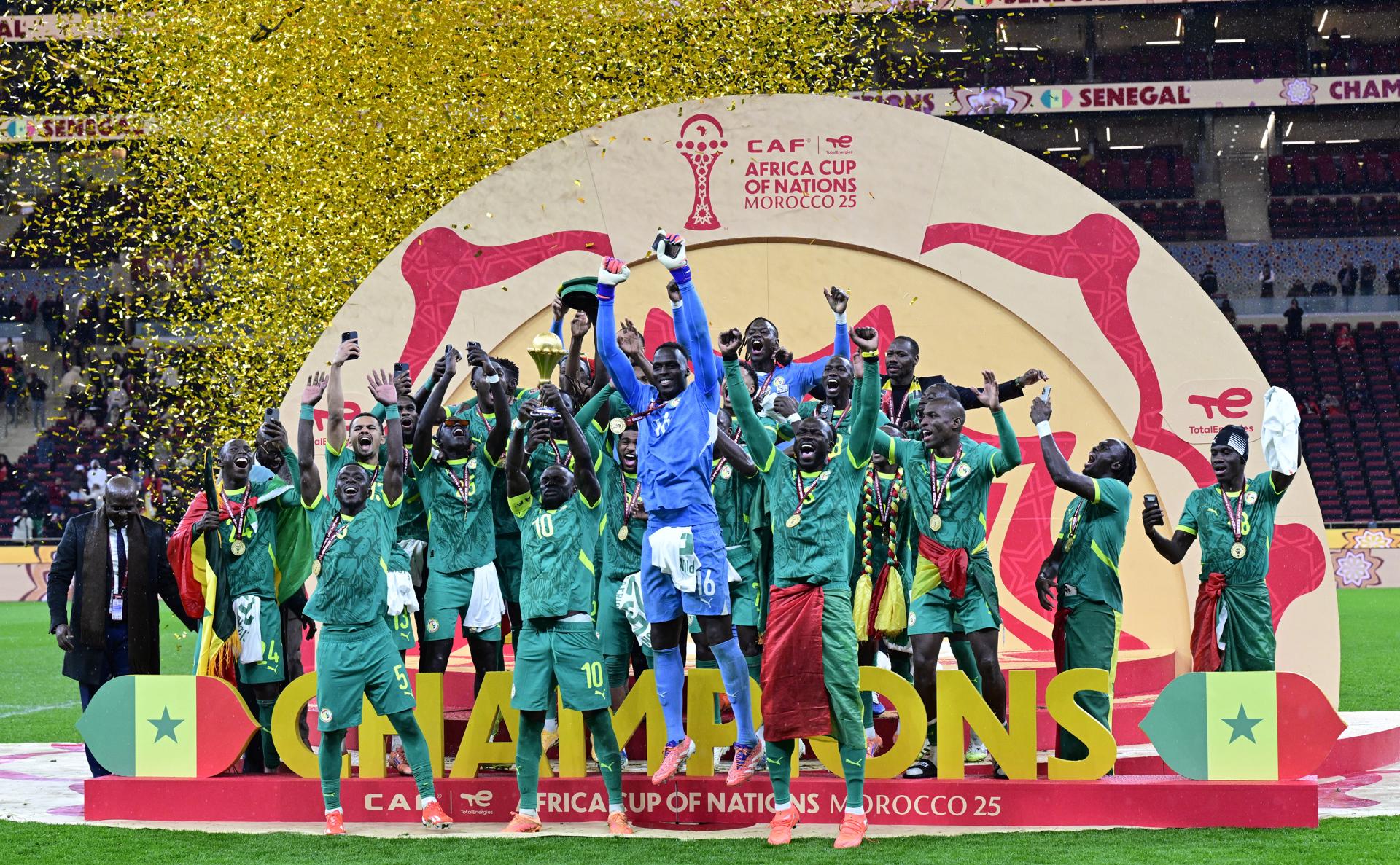La CAF da por perdida la final a Senegal y declara a Marruecos campeón de la Copa África