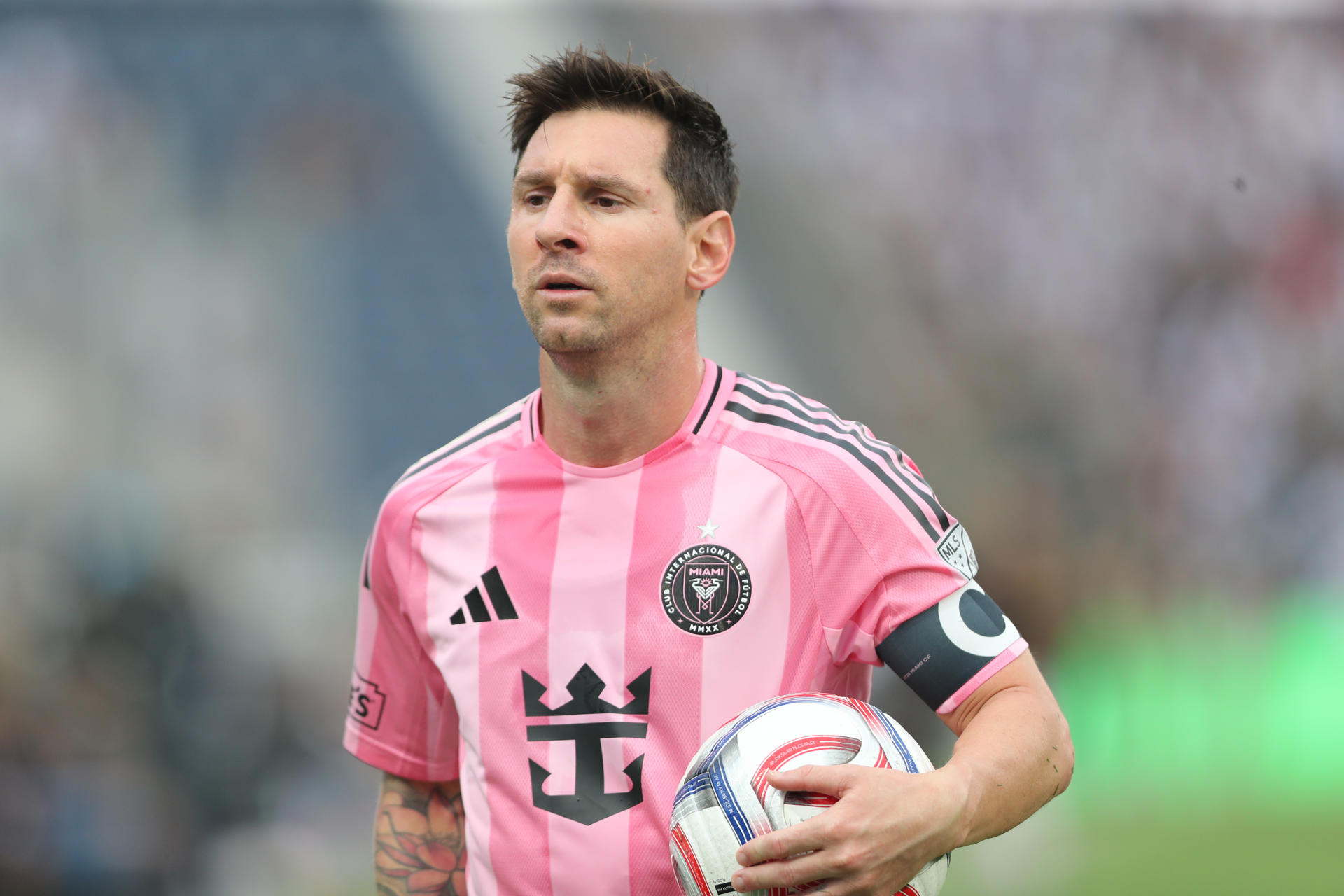 El Inter Miami y el argentino Leo Messi entrenan por primera vez en su nuevo estadio permanente