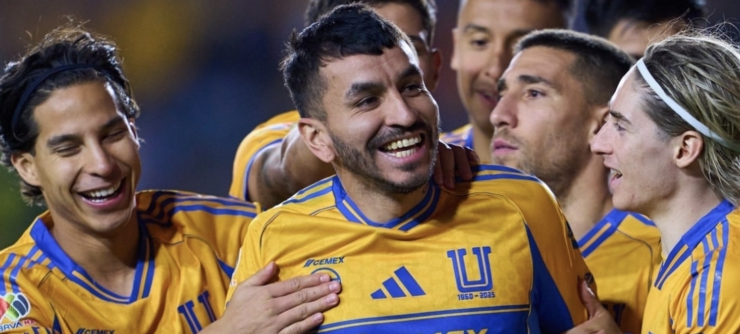 Tanto y asistencia del argentino Ángel Correa en goleada de Tigres ante Santos Laguna