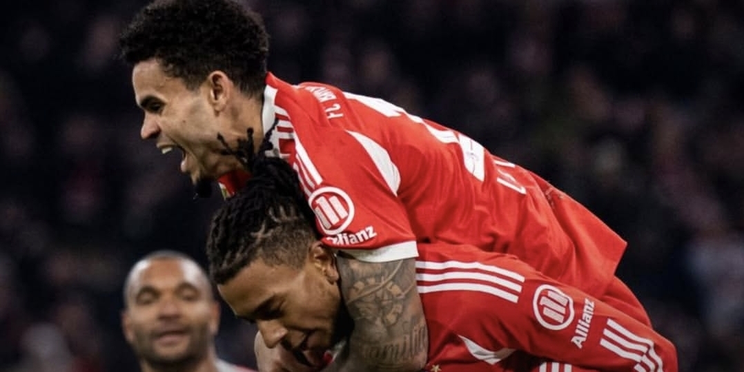 Hat Trick del colombiano Luis Díaz y exhibición del Bayern Múnich