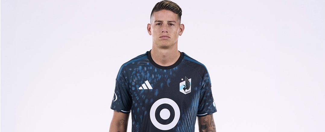 Colombiano James Rodríguez ya «golea» en el merchandising de Minnesota United