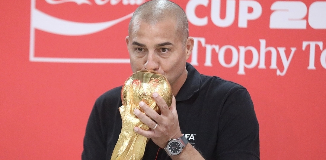 Bogotá recibe la Copa del Mundo, con el astro franco-argentino David Trezeguet
