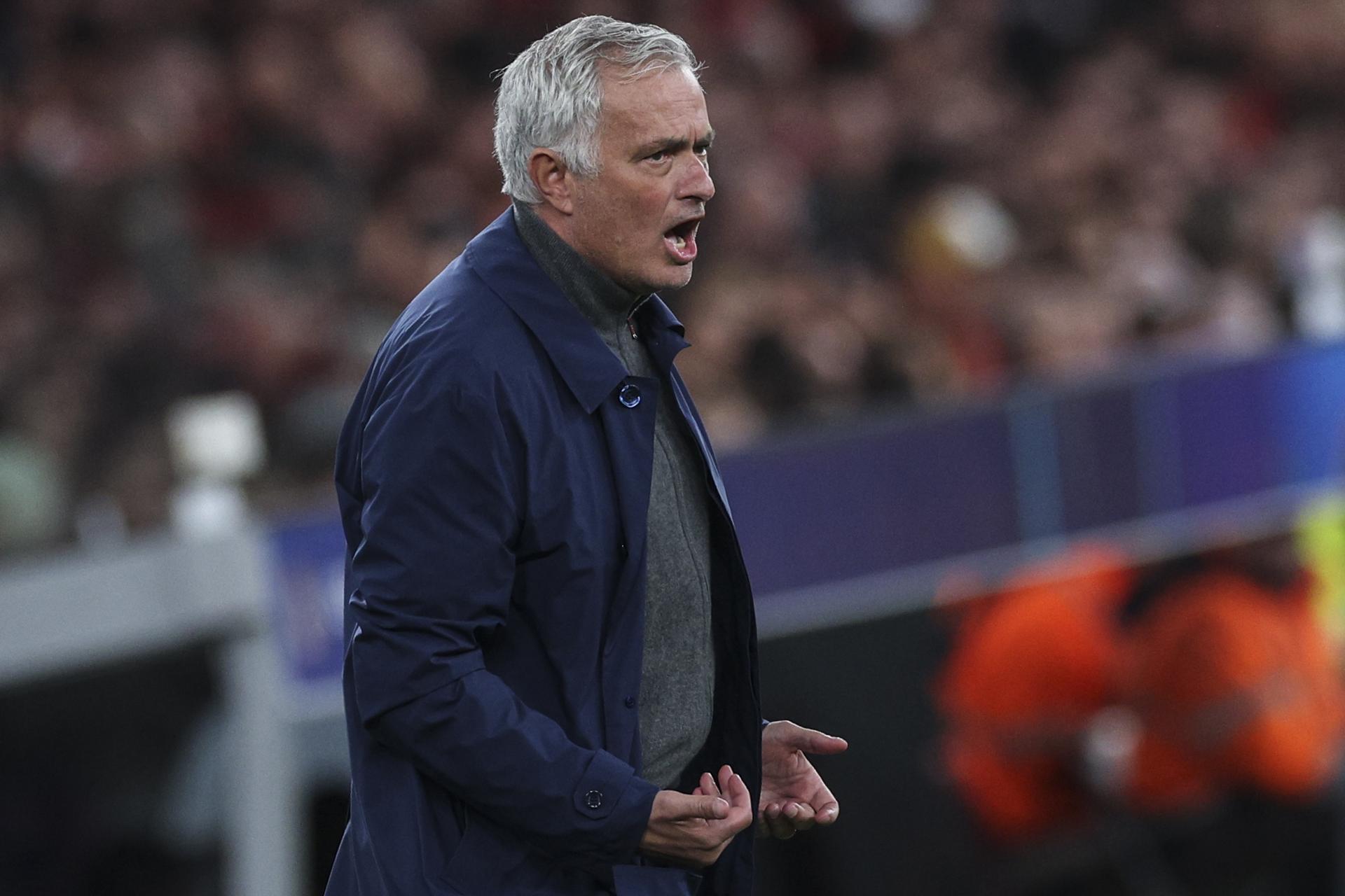 El entrenador del Benfica Jose Mourinho en Lisboa, Portugal, EFE/EPA/MIGUEL A. LOPES