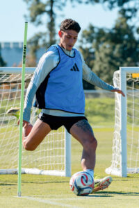 Fotografía cedida por la MLS que muestra al futbolista argentino Tomás Chancalay durante un entrenamiento. EFE/MLS /SOLO USO EDITORIAL/ NO VENTAS/ SOLO DISPONIBLE PARA ILUSTRAR LA NOTICIA QUE ACOMPAÑA (CRÉDITO OBLIGATORIO)