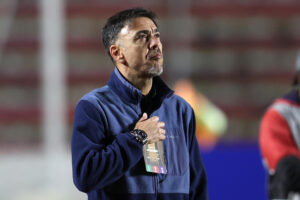 Álvaro Recoba, entrenador del Deportivo Táchira. EFE/Luis Gandarillas