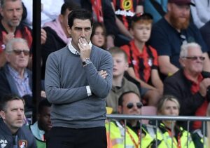 El español Andoni Iraola, entrenador del Bournemouth inglés. EFE/EPA/VINCE MIGNOTT