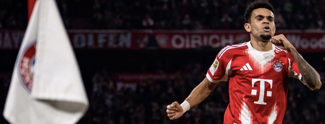 Colombiano Luis Díaz lidera al Bayern Múnich con gol y asistencia