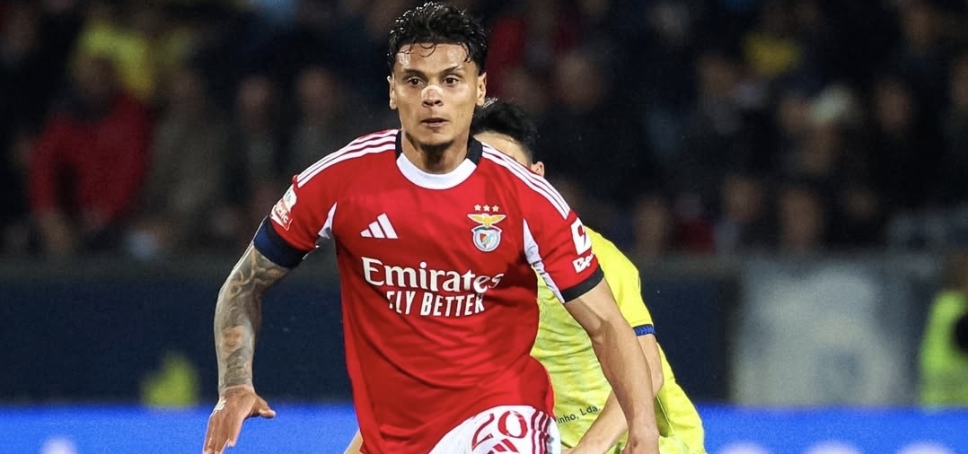 Colombiano Richard Ríos anota su primer gol en liga portuguesa y Benfica vence al Arouca