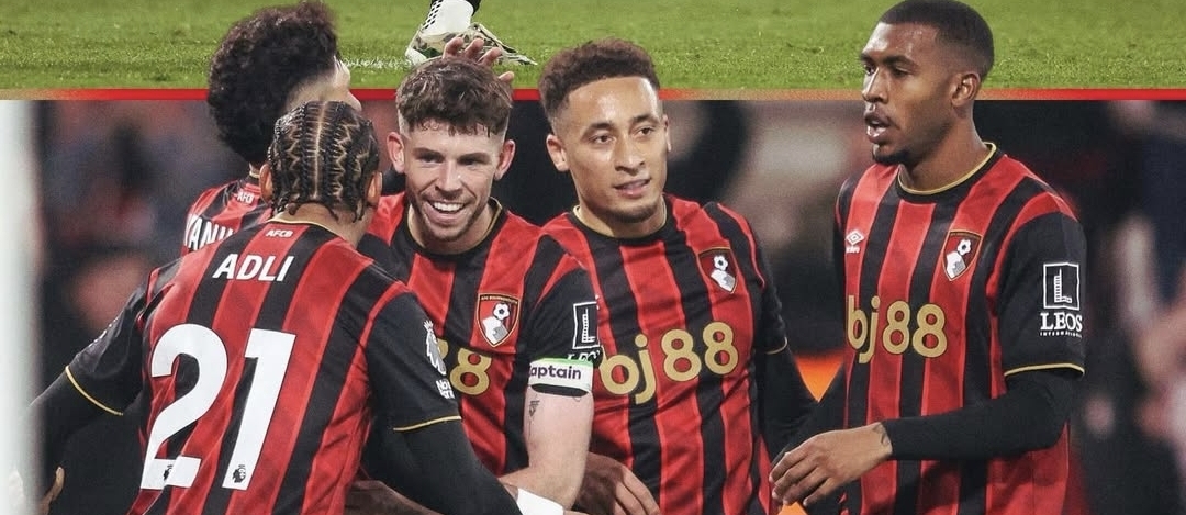 Brasileños Rayan y Evanilson potencian al Bornemouth en su igualdad con el Manchester United