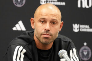 El entrenador del Inter Miami, Javier Mascherano elogió este sábado la capacidad de su equipo para administrar la ventaja sobre el DC United en el M&T Bank Stadium en Baltimore. EFE/ Octavio Guzmán