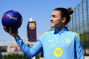 La centrocampista del Barcelona femenino, Patri Guijarro, en una entrevista con EFE. EFE/Alejandro García