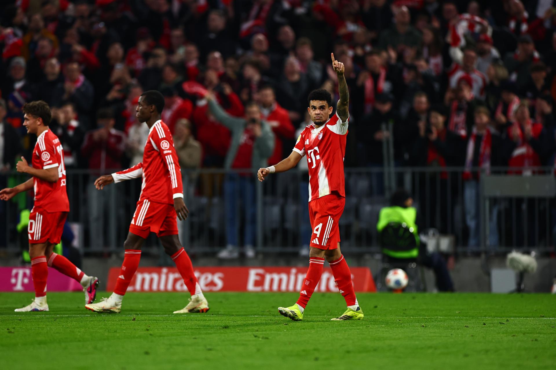 Con asistencia del colombiano Diaz, el Bayern encamina la serie