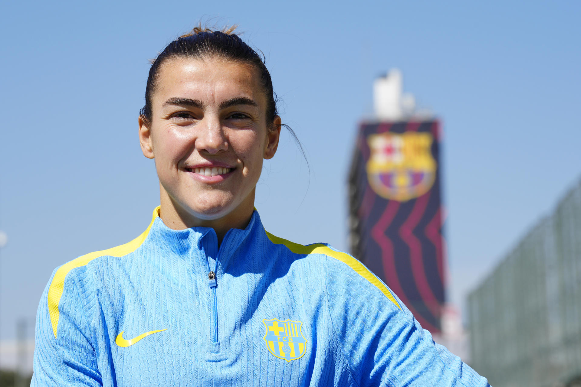 La centrocampista del Barcelona femenino, Patri Guijarro, en una entrevista con EFE. EFE/Alejandro García