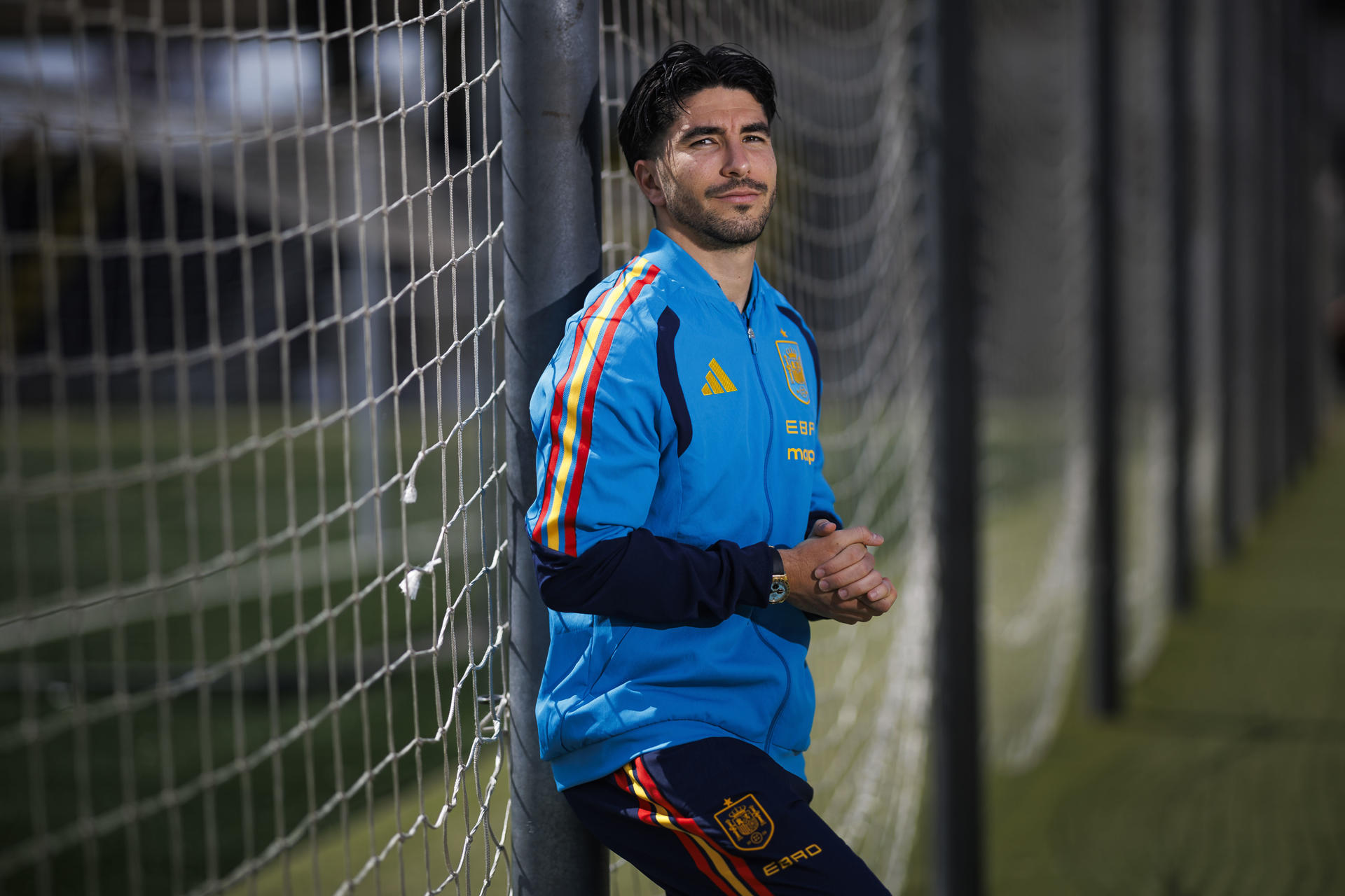 El centrocampista de la Real Sociedad Carlos Soler, durante la entrevista con la Agencia EFE. EFE/ Rodrigo Jiménez
