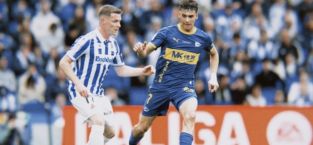 Argentino Boyé anota, en el empate 3-3 de Alavés en visita a la Real Sociedad