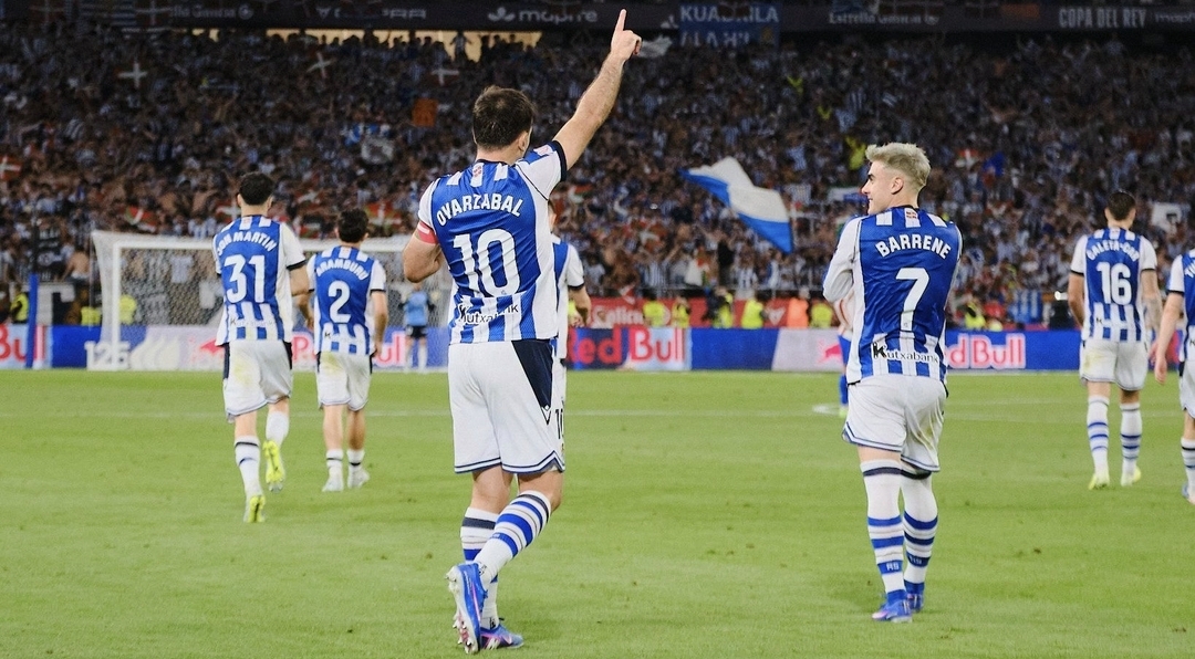 Real Sociedad gana la Copa del Rey al Atlético de Madrid, con venezolano Aramburu